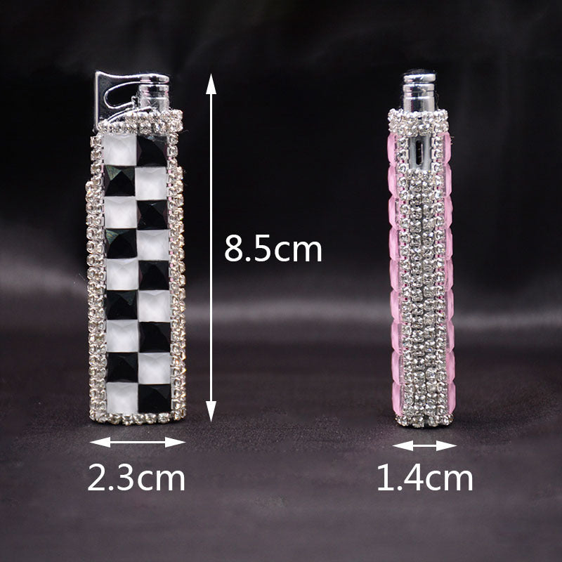 Le Briquet "Pink Diamond" – Flamme Turquoise Édition