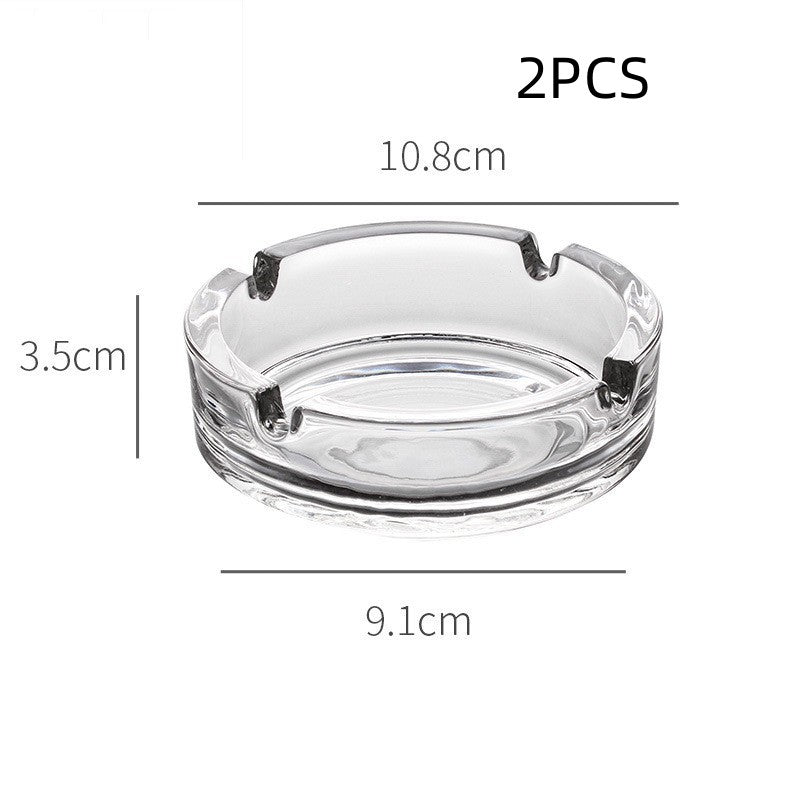 Le Cendrier "Cristal-Pure" – Verre Haute Résistance
