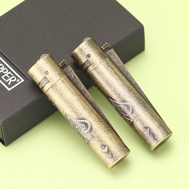 Le "Old-Gear" – Briquet Rétro à Mécanisme Apparent