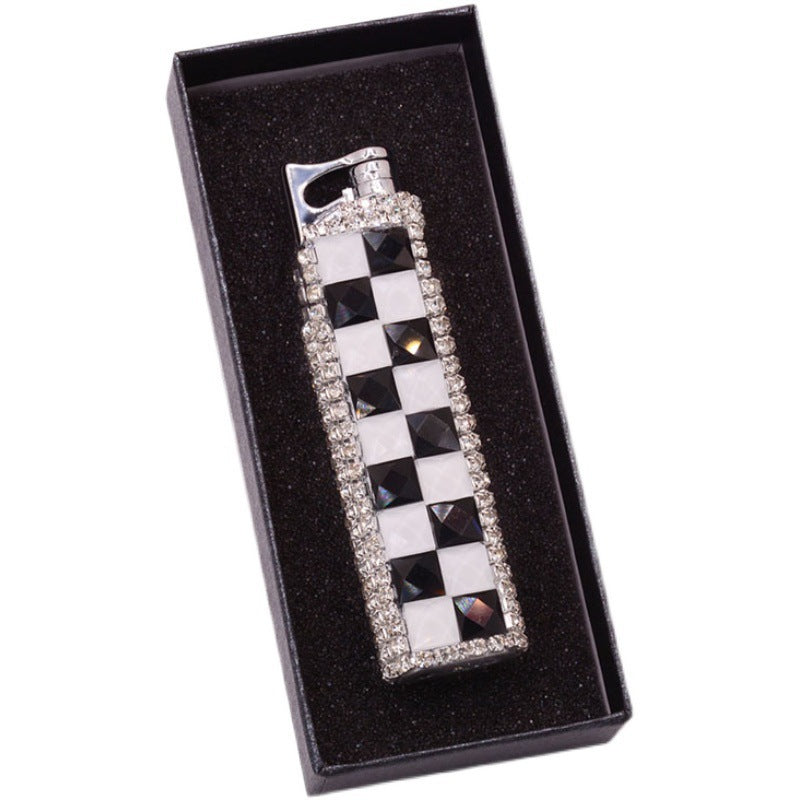 Le Briquet "Pink Diamond" – Flamme Turquoise Édition